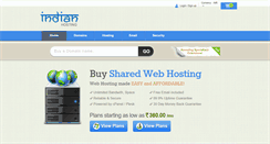 Desktop Screenshot of indianhosting.com